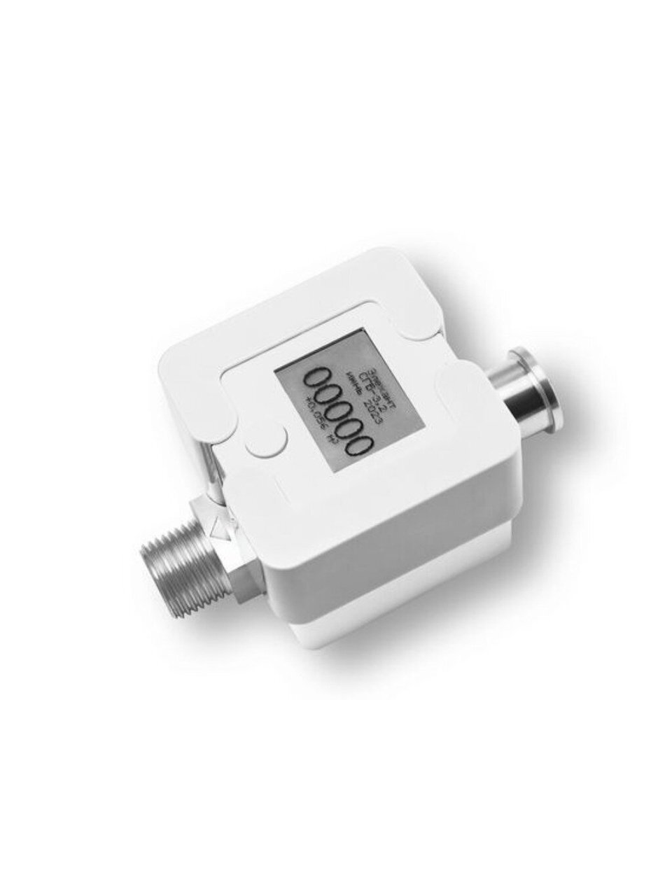 Счетчик для газа 1/2 '', г-ш, белый, Элехант, СГБ-3,2