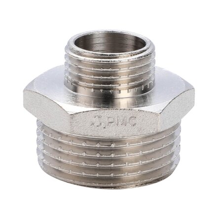 Бочонок 3/4"х1/2", ш-ш, латунь, наружный/наружный, переходной, РМС, 07НН-20х15