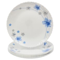 Тарелка обеденная, стеклокерам, 6 шт, 24 см, кругл, Вуаль, LHP95