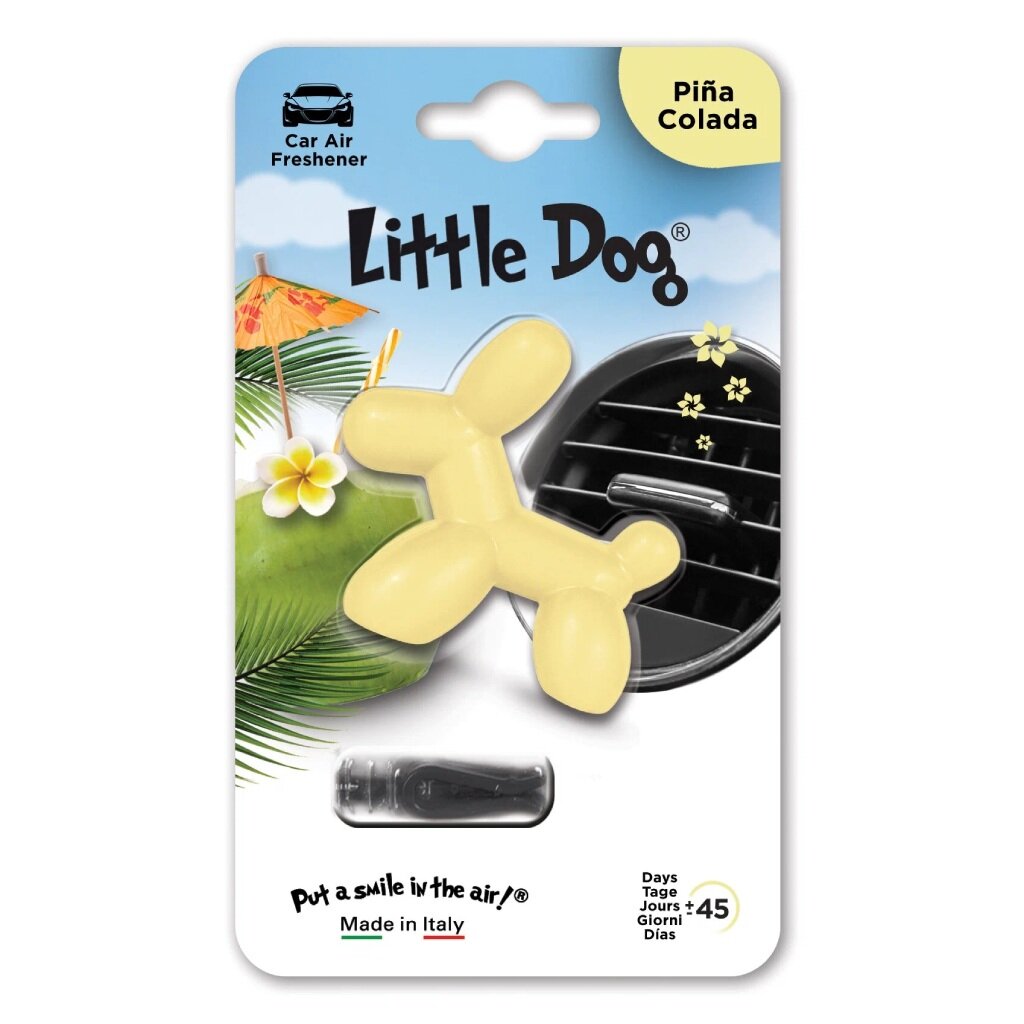 Ароматизатор в машину на дефлектор сухой 3D Little Joe DOG Пина Колада КА-00058919 322₽