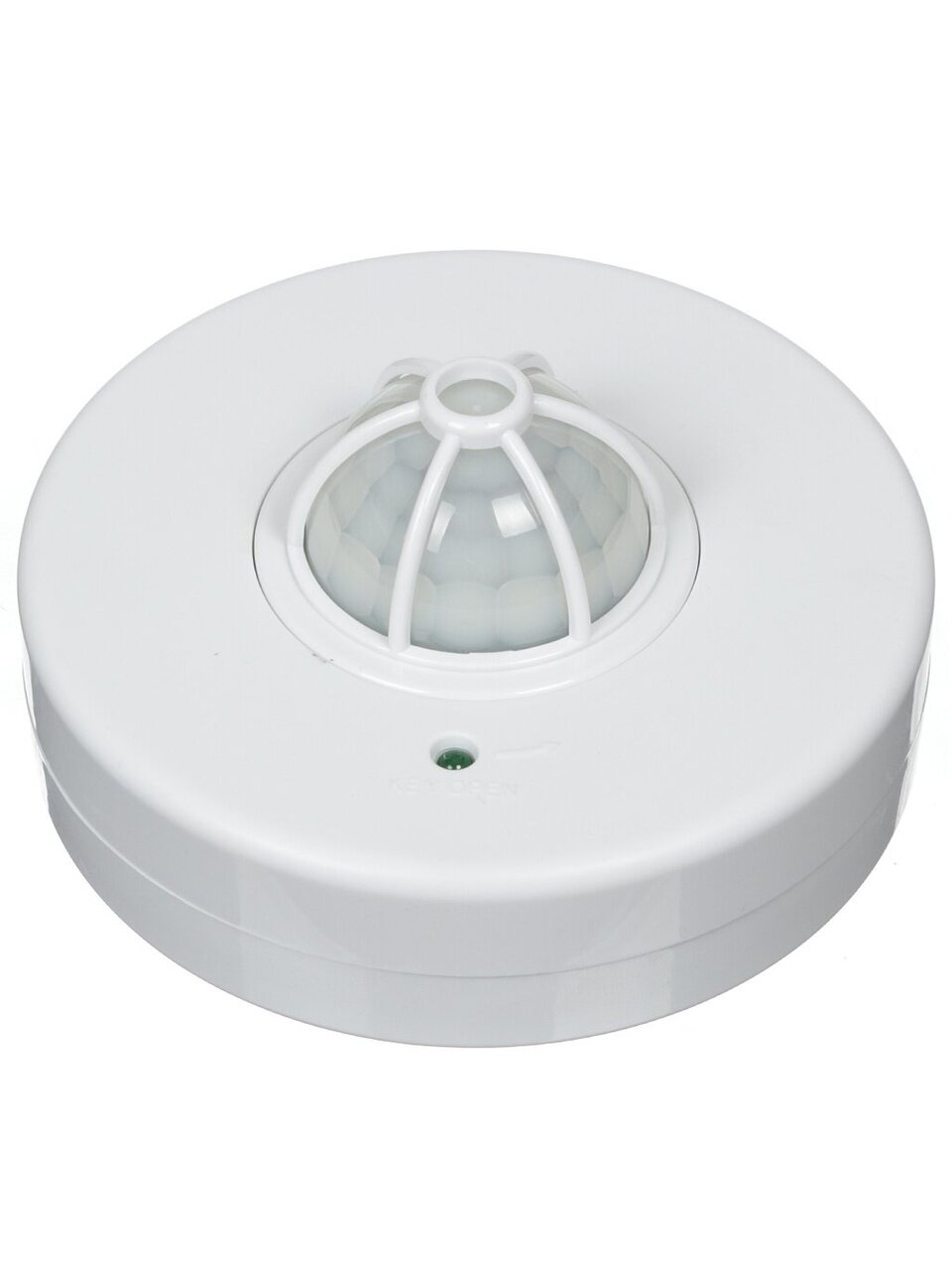 Датчик движения потолочный, 1100 Вт, 5-480 с, 2-8 м, 120°, 360 °, IP33, 5+ лк, TDM Electric, ДДП-01, SQ0324-0004