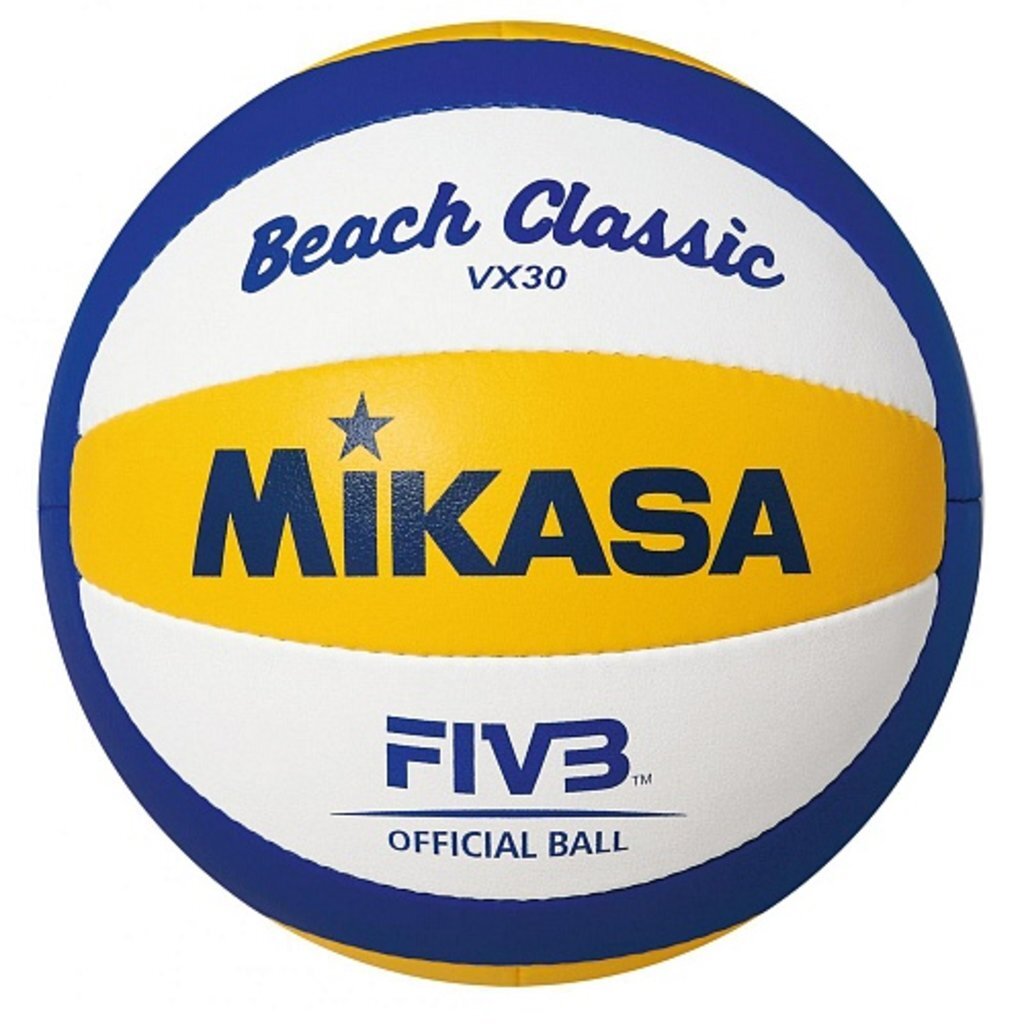 Мяч волейбольный MIKASA Beach Classic, маш/ш, VX 30, 00000131332