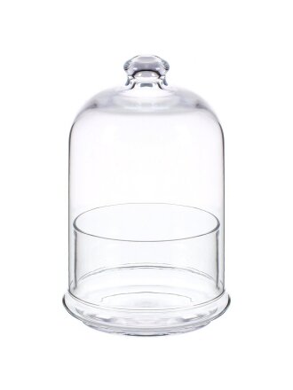 Блюдо стекло, круглое, 11.5х11.5х19 см, с крышкой, Патиссери миди, Pasabahce, 96889