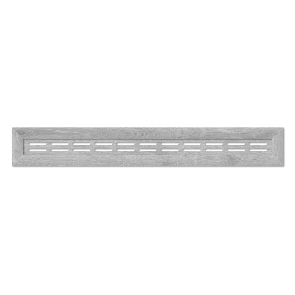 Крышка для экрана радиатора, МДФ, 170х900 мм, дуб серый, Стильный Дом
