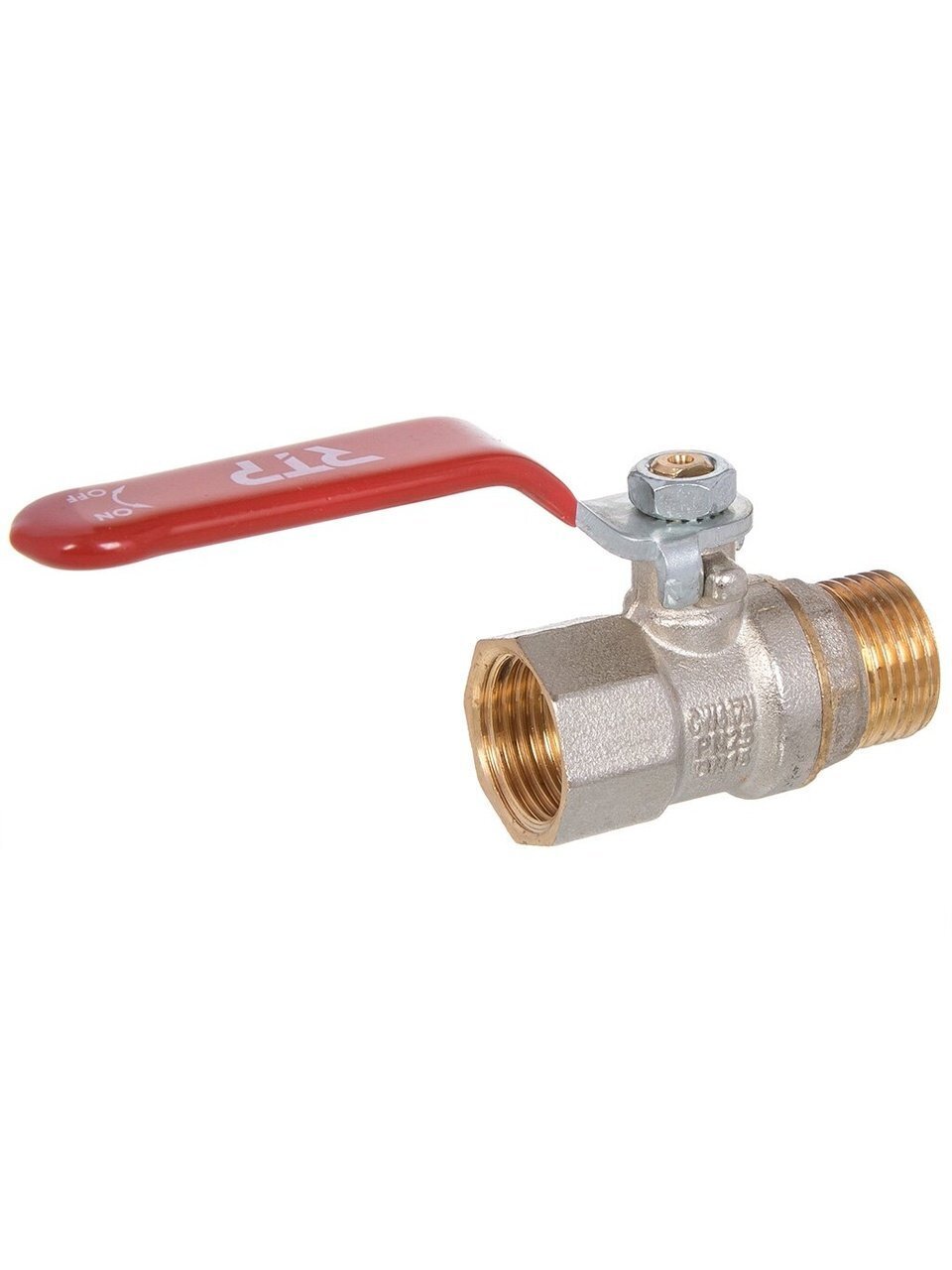 Кран для воды, 3/4&amp;quot;, г-ш, латунь, ручка, DN 20, PN25, индивидуальная упаковка, RTP