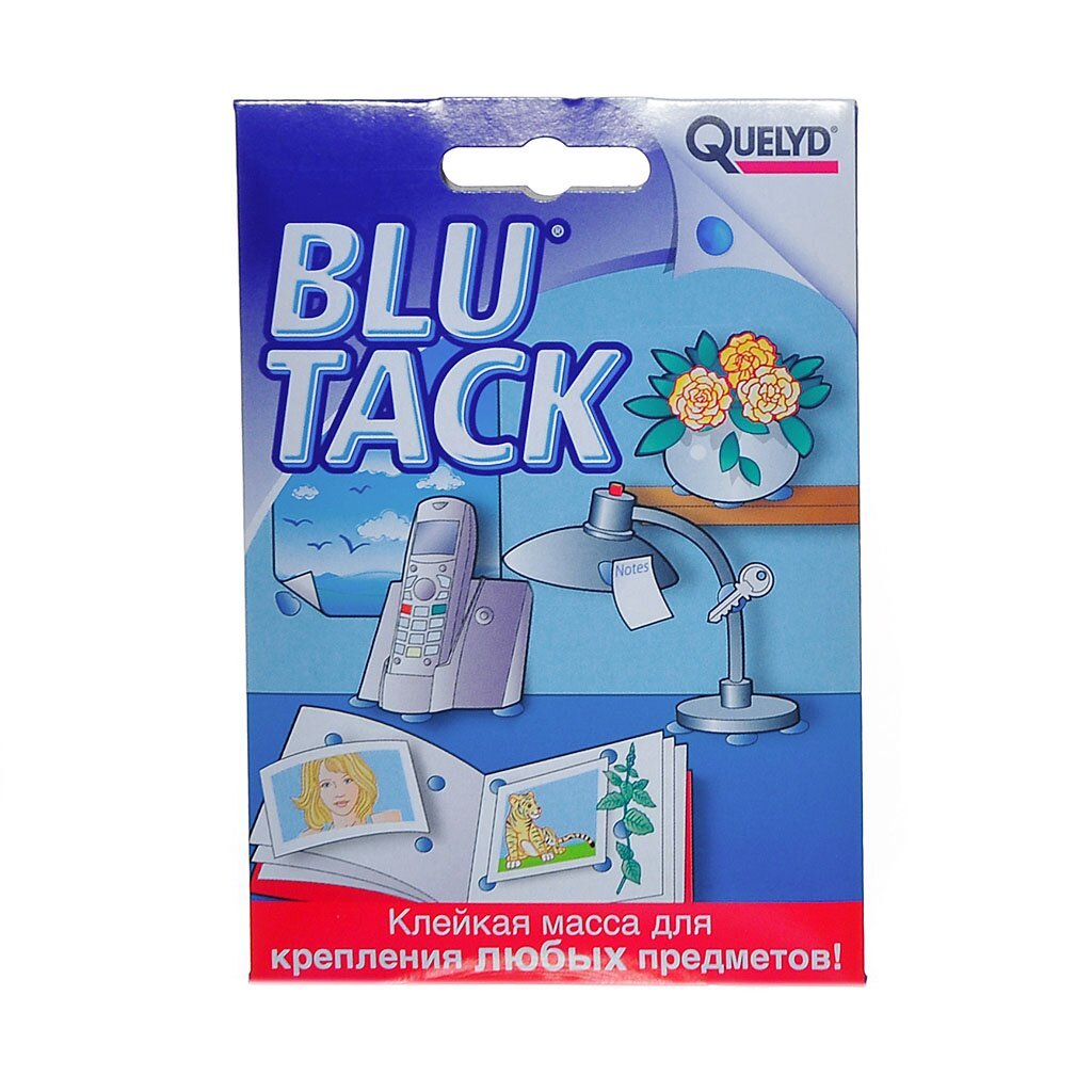 Клей Quelyd универсальный однокомпонентный 45 г 30813266 Blu Tack 199₽