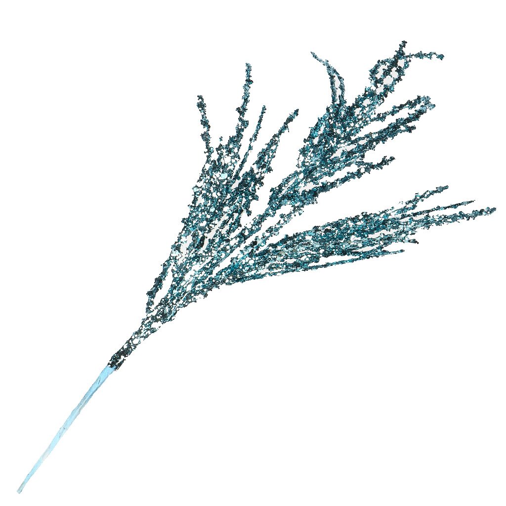 Ветвь декоративная 43 см, голубая, SYJFYA- 0923028LB новогодний маскарад зимние стихи