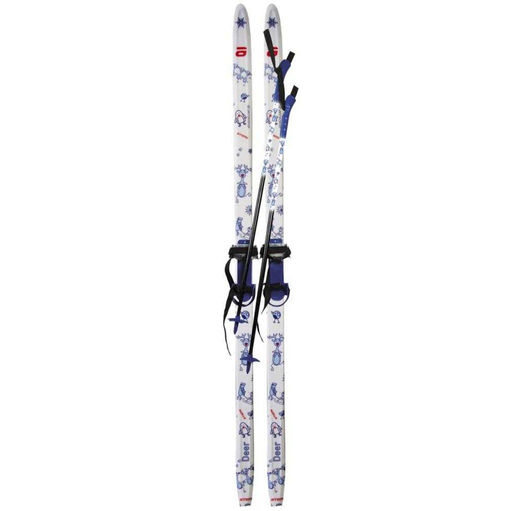 Лыжный комплект для детей Deer 120+80 см, крепление "комби", step, Atemi, 00000136629