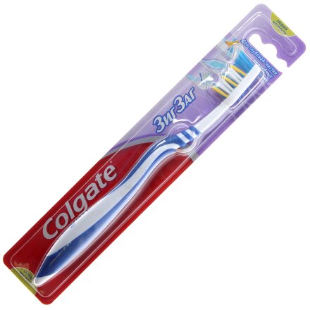 Зубная щетка Colgate, Зигзаг Плюс, средней жесткости, в ассортименте