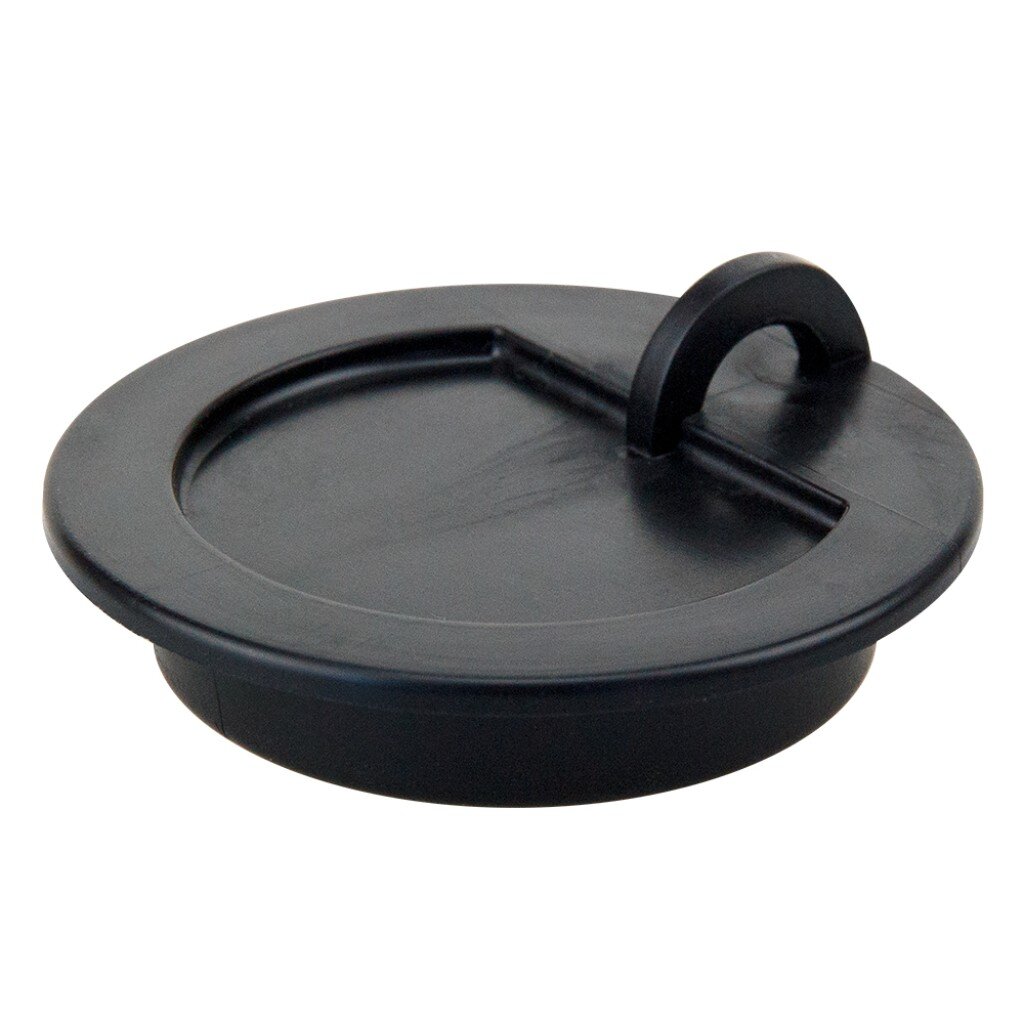 Пробка для ванны MasterProf, резина, 5.6 см, черные пробка с цепочкой для ванны ø50 мм