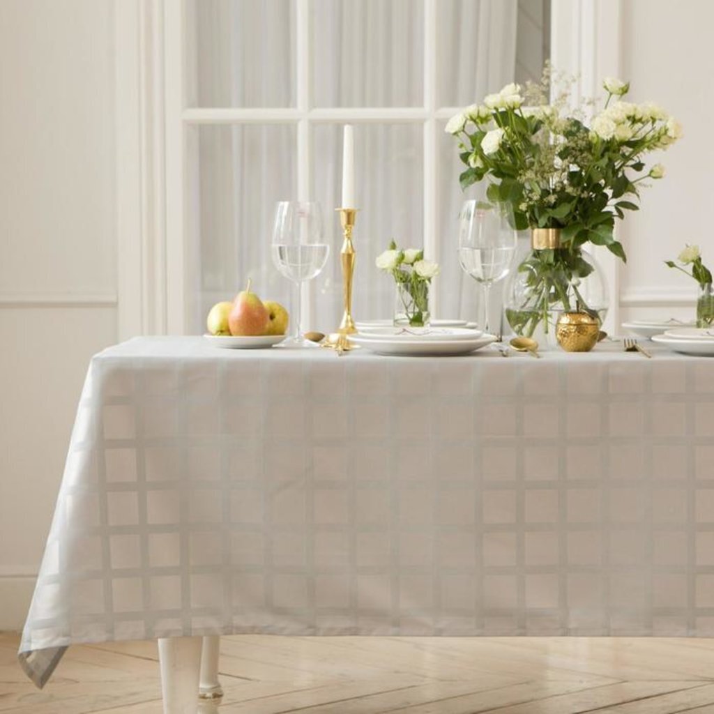 Скатерть «Этель» Geometry 150*180 +/-3см, цв.серый, пл. 192 г/м2, хл с ВГМО, 6974083