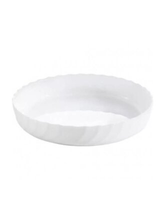 Форма для запекания стеклокерамика, 26х26х4.5 см, 2 л, круглая, Golden opal, TNL0006BWT