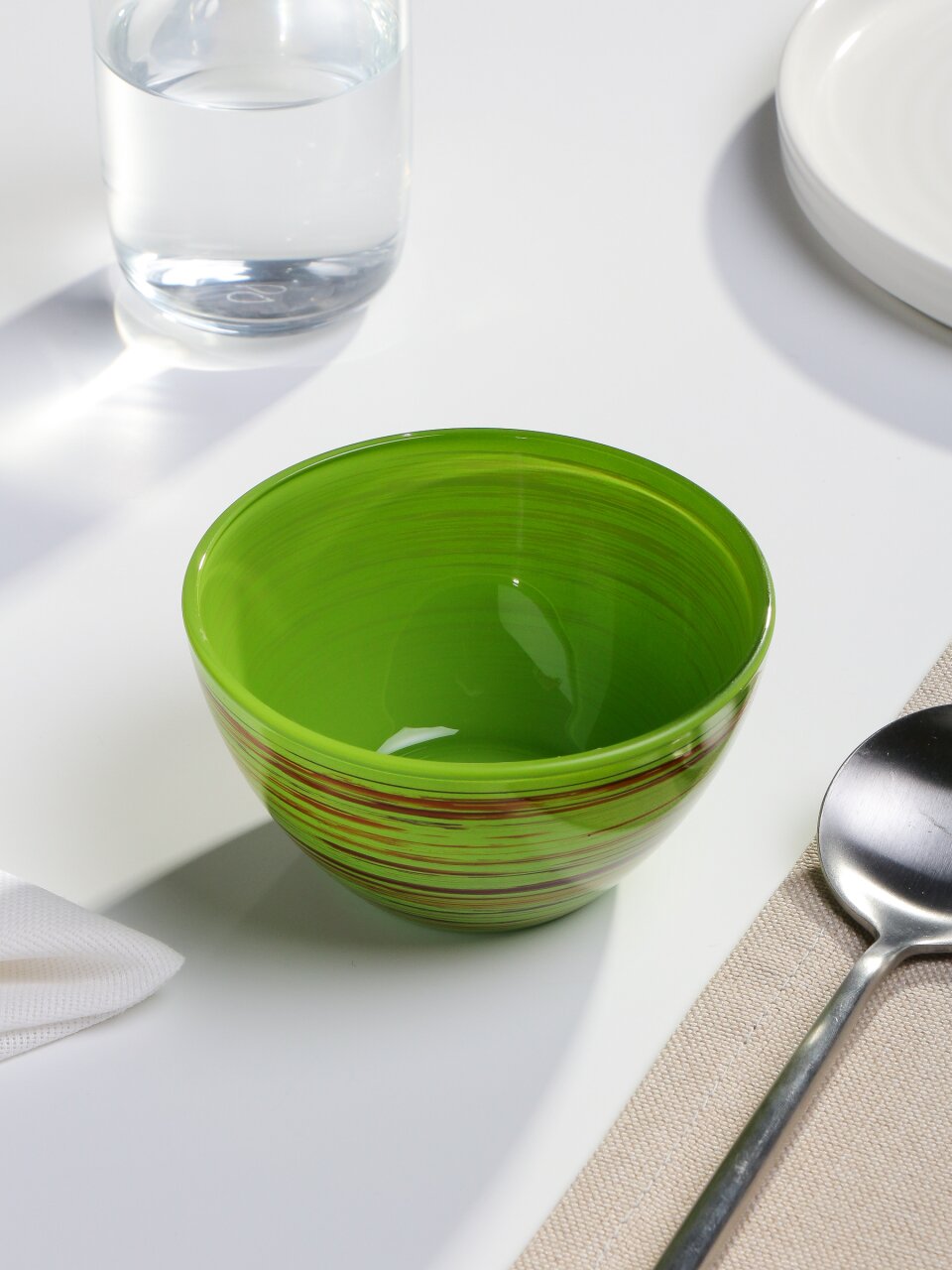 Салатник стекло, круглый, 11х6 см, 0.25 л, малый, Торнадо МИКС, Декостек, 322/1-Н &amp;quot;Торнадо&amp;quot; МИКС, в ассортименте