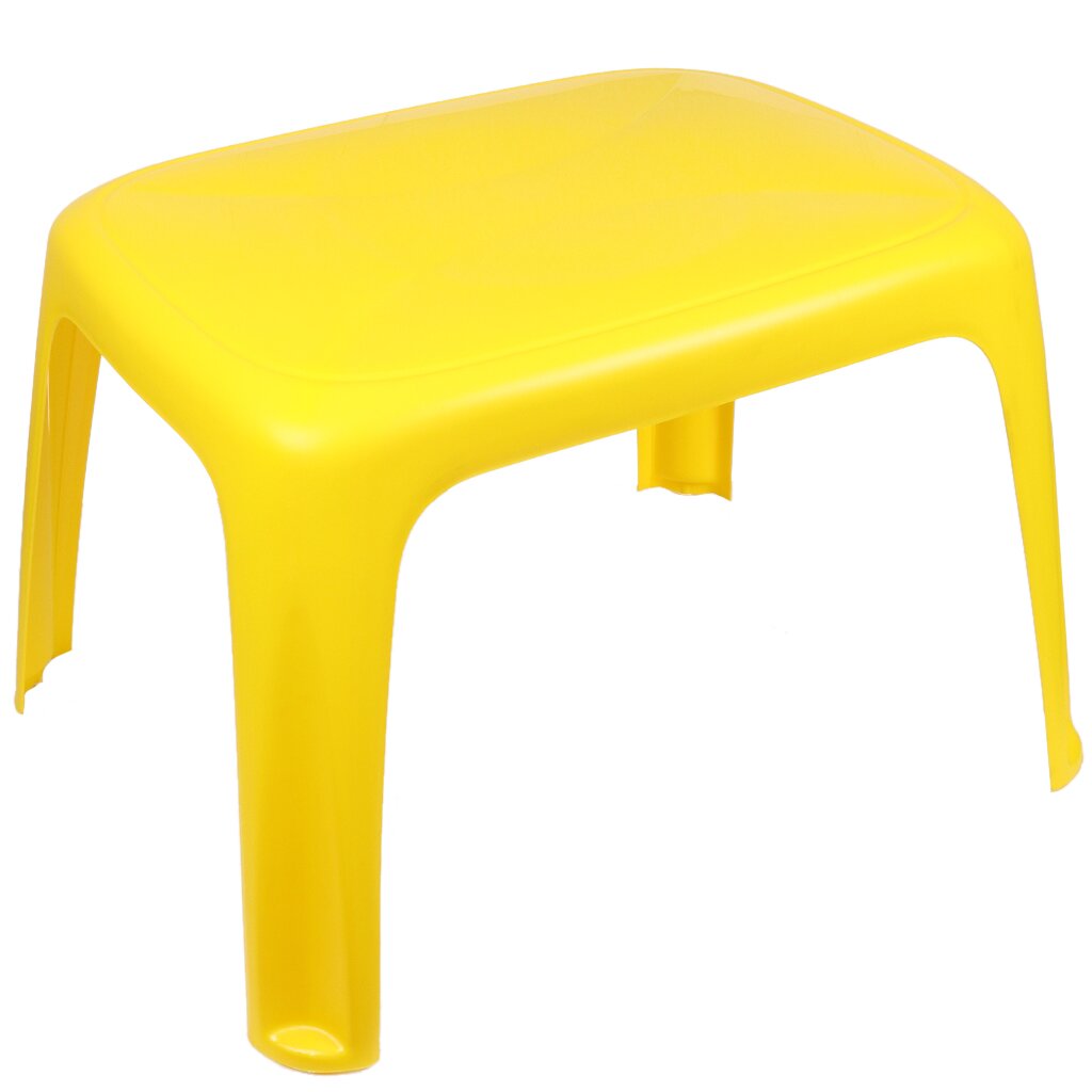 Столик детский полипропилен, 52х78х62 см, желтый, Радиан, 10200109 самокат снежный шустрик 6537 00 желтый полипропилен 95 см