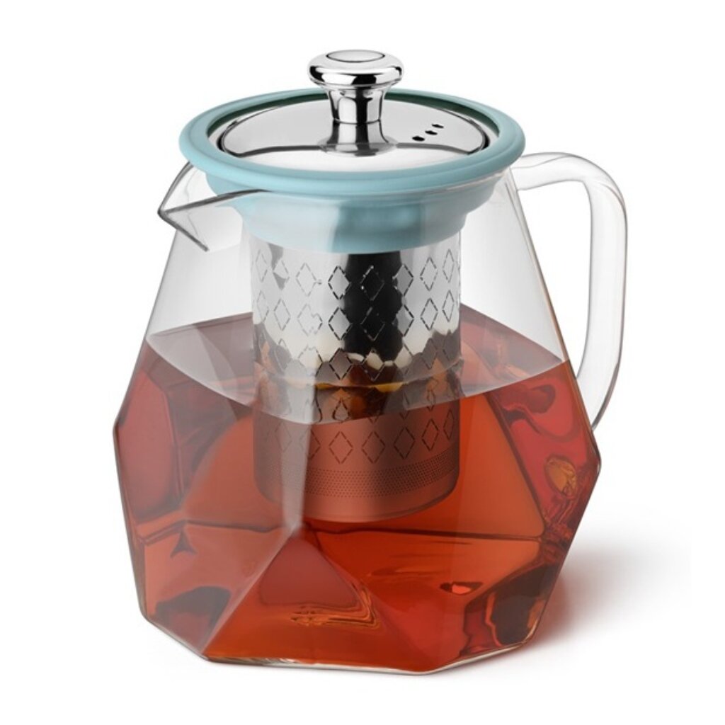 Чайник заварочный стекло, металл, 0.82 л, с ситечком, Apollo, Grape-Share, GRS-820, прозрачный axe антиперспирант стик apollo