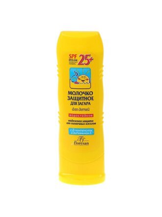 Молочко для загара, детское, Floresan, Защитное, SPF 25, 125 мл, 111-ФЛ