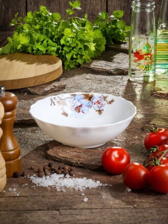 Салатник стеклокерамика, круглый, 18х5 см, 0.6 л, Орлеан, Daniks, BY13LHW70