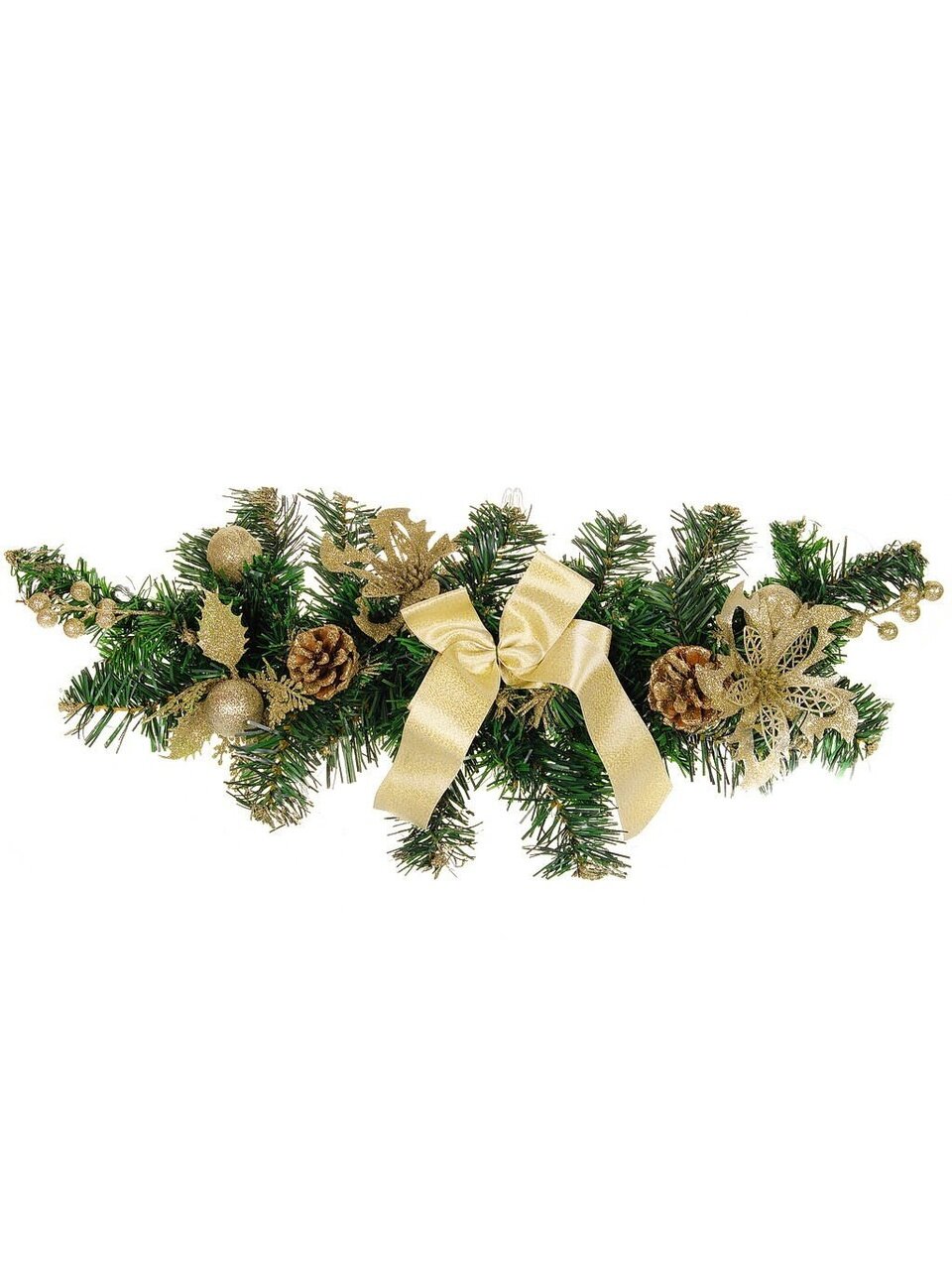 Гирлянда хвойная 60 см, шампань, SYHHC-032078