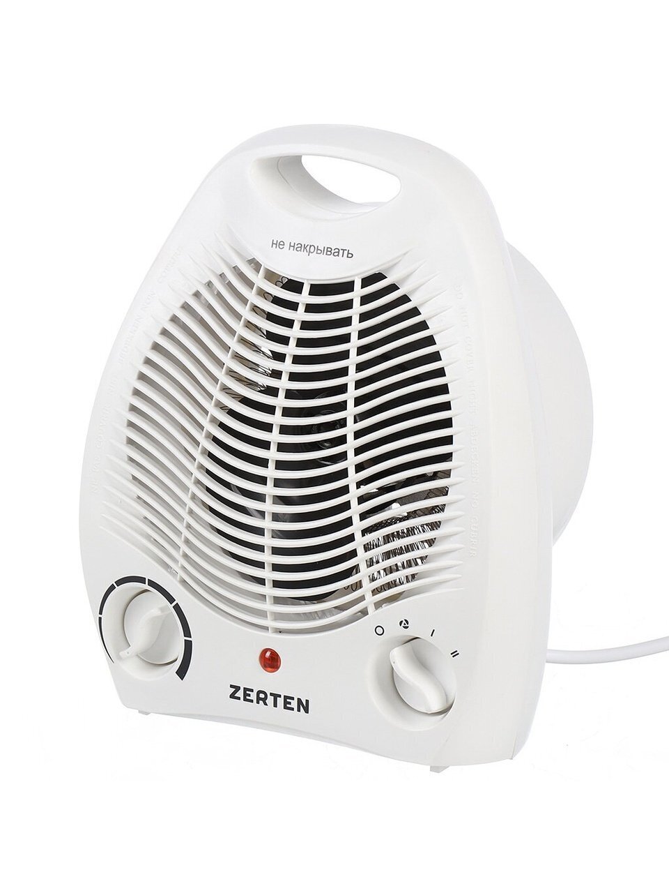 Тепловентилятор Zerten, ZTV-20, 1 секция, напольный, 2 кВт, 20 м2, спиральный