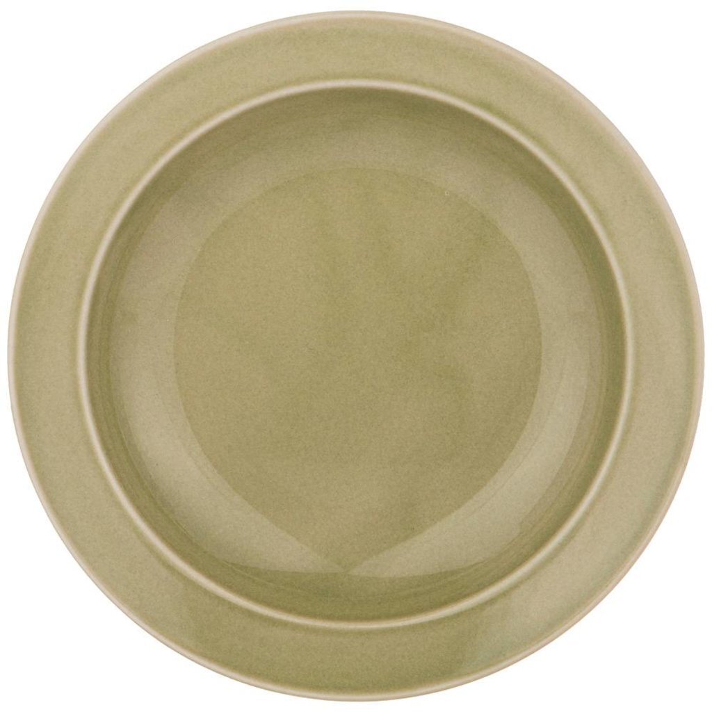 Тарелка суповая, фарфор, 22.5 см, круглая, Tint, Lefard, 48-857, фисташковая
