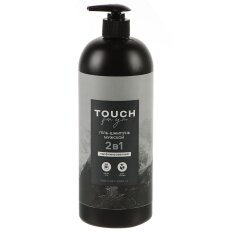 Гель для душа и шампунь Touch For You, 2 в 1, для мужчин, 1 л, парфюмированный