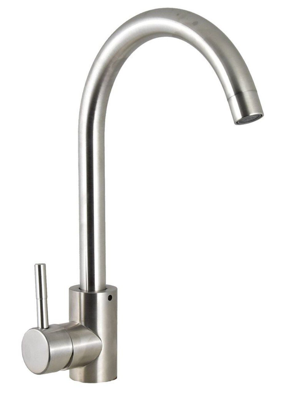 Смеситель для кухни, Juguni, с картриджем, нержавеющая сталь, 0402.454