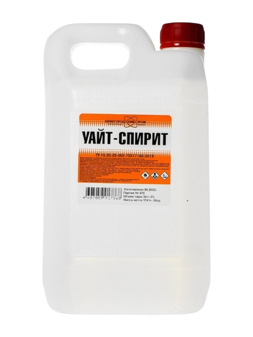 Уайт-спирит 3 л, НХП, ТУ