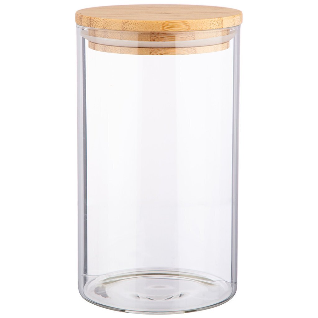 Емкость для сыпучих Agness &amp;quot;native&amp;quot;, 1200 мл. боросиликатное стекло, 887-140