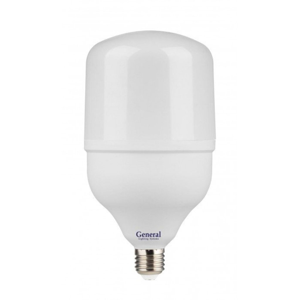 Лампа светодиодная E27, 50 Вт, 230 В, 6500 К, свет холодный белый, General Lighting Systems, GLDEN-HPL, высокомощный переходник general lighting systems