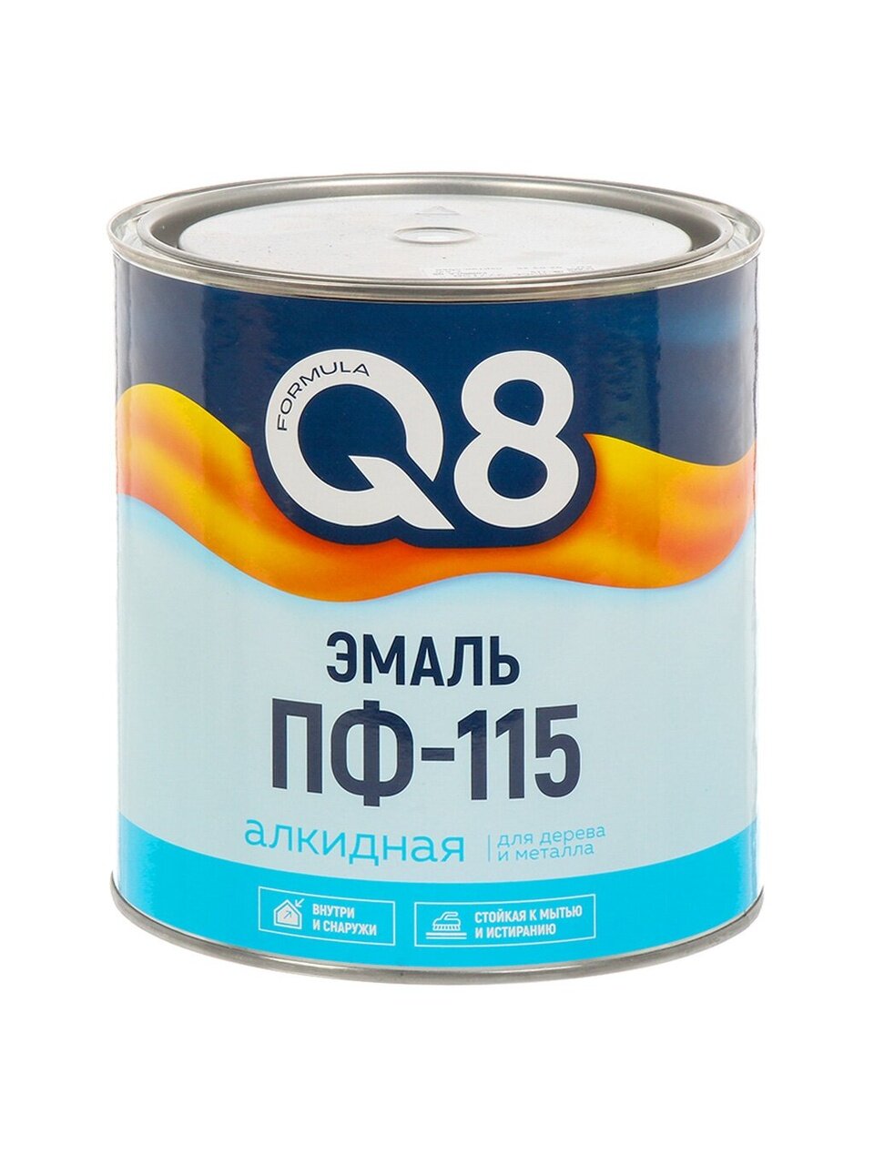 Эмаль Formula Q8, ПФ-115, алкидная, глянцевая, фиолетовая, 2.6 кг