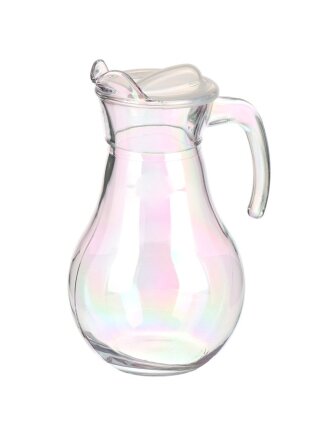 Кувшин стекло, 1 л, с крышкой, Изумруд 4, RNIZ944