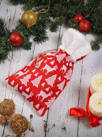 Мешок новогодний 32х20 см, Y4-5624