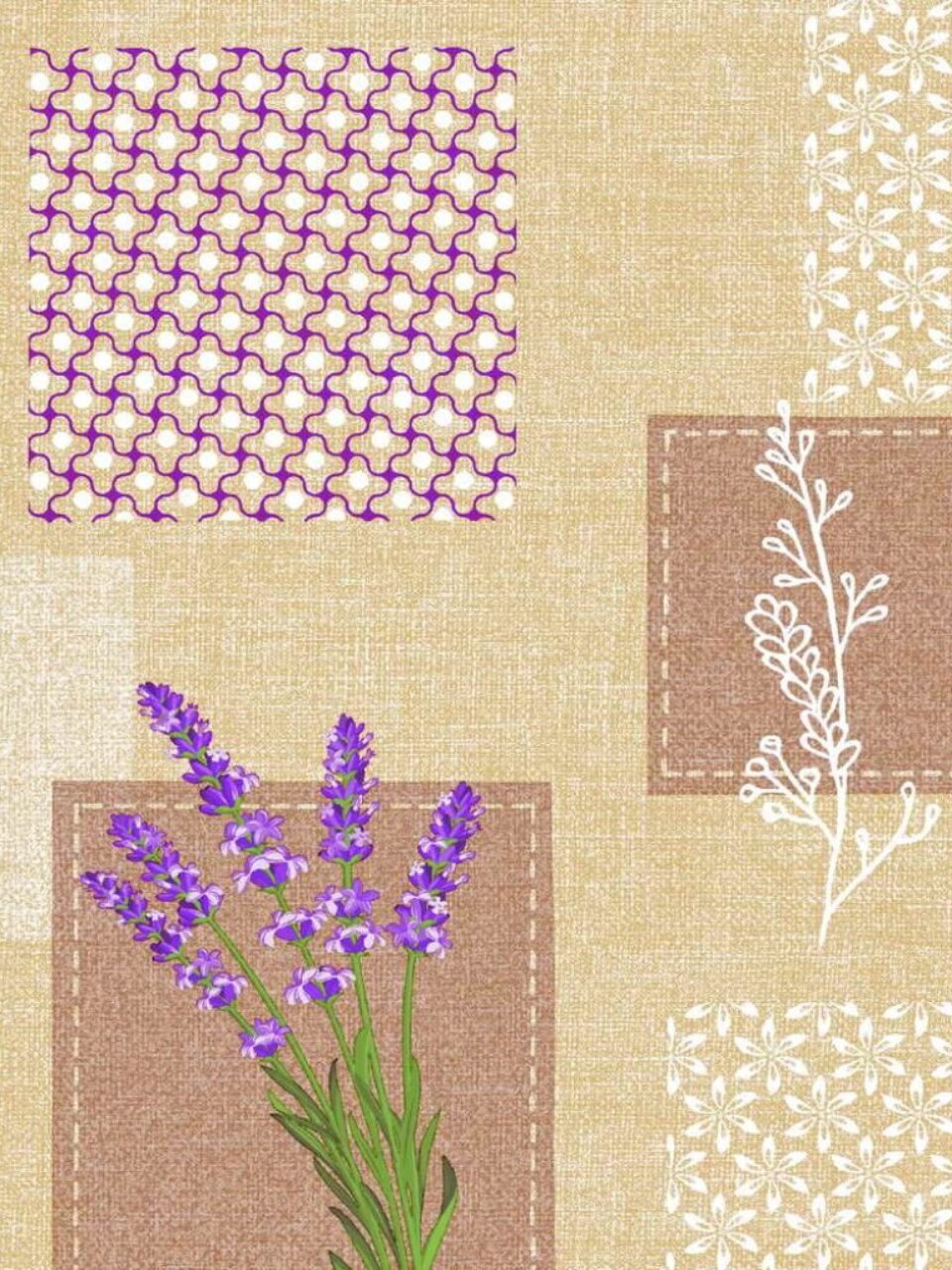 Клеенка Dekorama, 1.4х20 м, ПВХ на нетканой основе, 135А