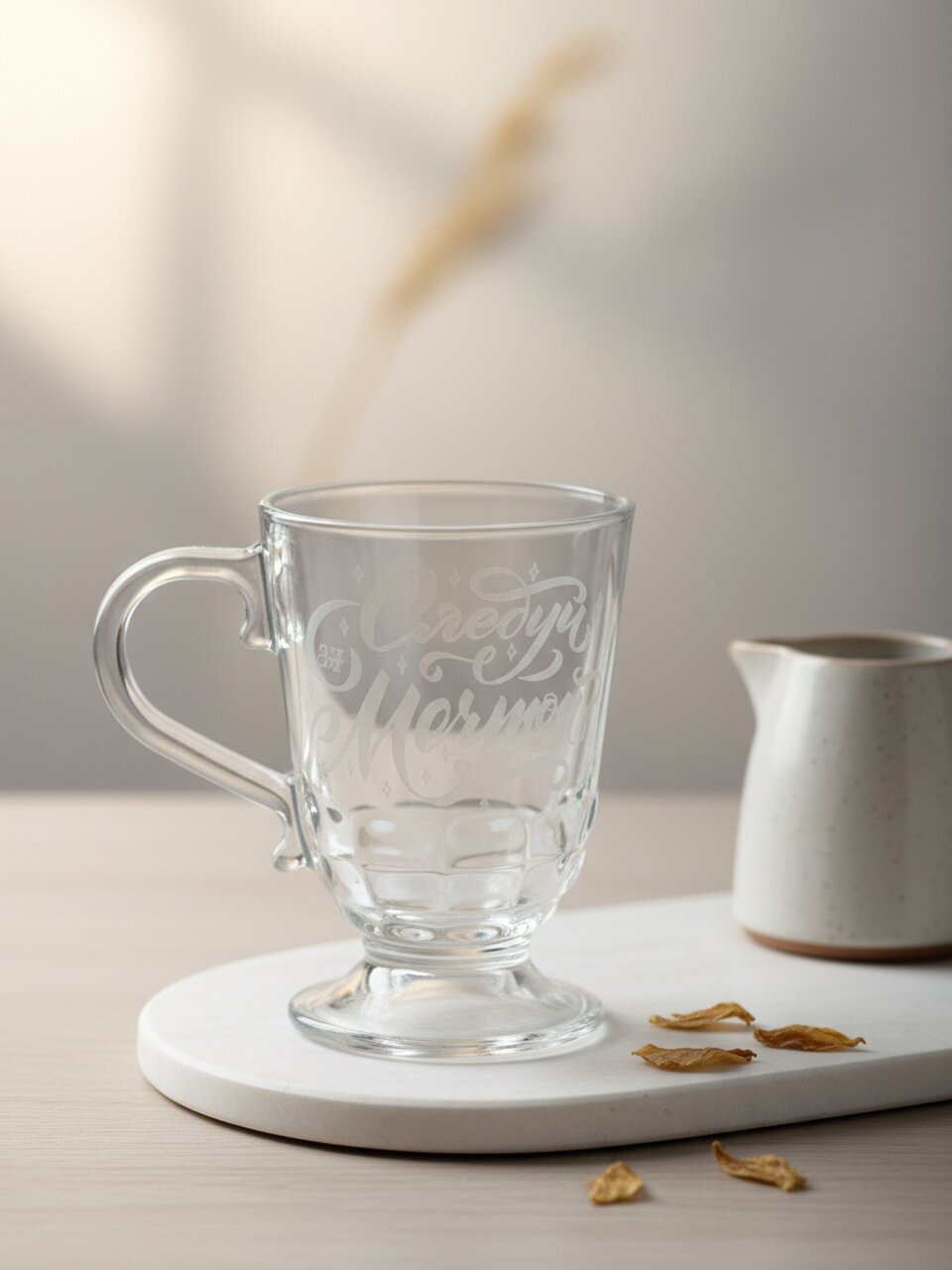 Кружка стекло, 300 мл, Следуй за мечтой, Декостек, 211-Г