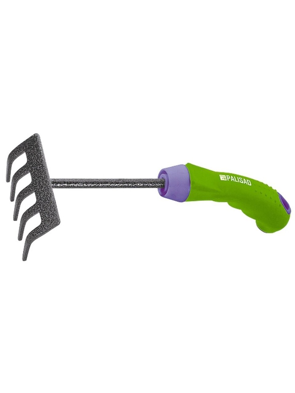 Грабли прямые, 5 зуб, сталь, Palisad, Era, 90х265 мм, обрезиненная эргономичная рукоятка, 61777