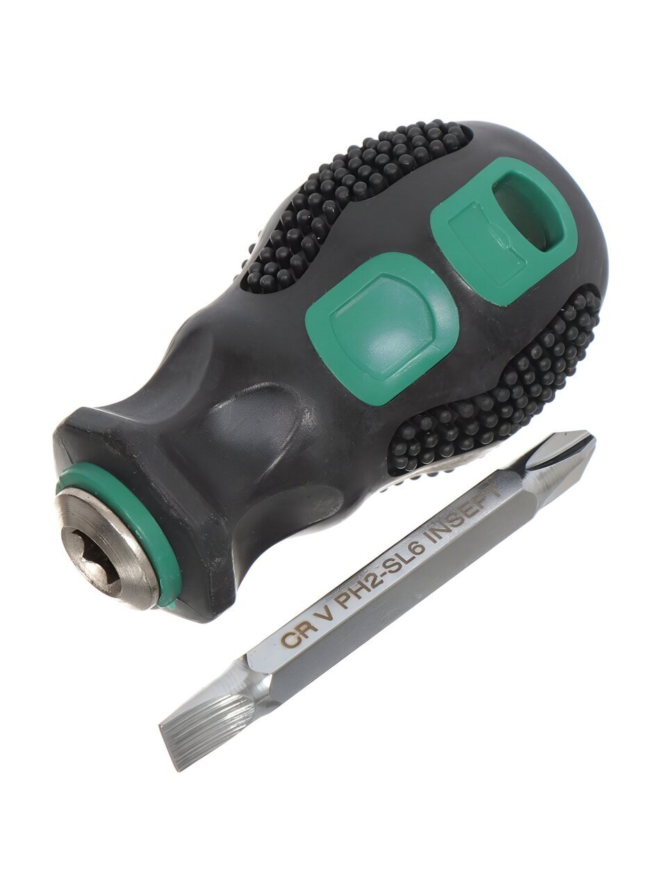 Отвертка Bartex, PH2-SL, 5х60 мм, с переставной двухсторонней насадкая, 273500336
