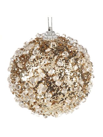 Набор шаров 3 шт, золото, 8 см, Y4-8496