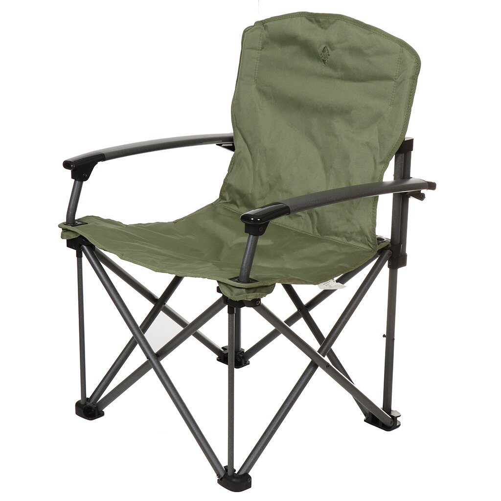 Кресло складное 64.5х48.2х98 см, хаки, ткань, с сумкой-чехлом, 150 кг, Green Days, RS850-21309C-SG-046 детское кресло cubby paeonia green