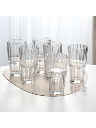 Стакан 375 мл, стекло, 6 шт, Pasabahce, Серенити, 520565B