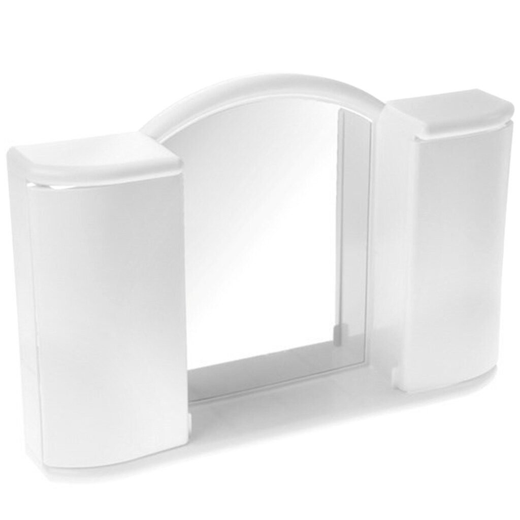 Зеркало-шкаф 41х59.6х10.7 см, прямоугольное, снежно-белое, с полочкой, Berossi, Argo, АС 11901000