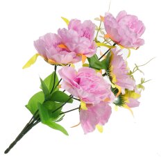 Цветок искусственный декоративный пасхальный, Пион, 35 см, в ассортименте, FY053