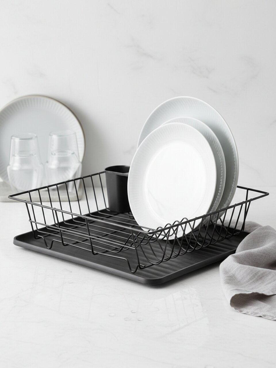 Сушилка для посуды металл, 45х32х11.5 см, B080049
