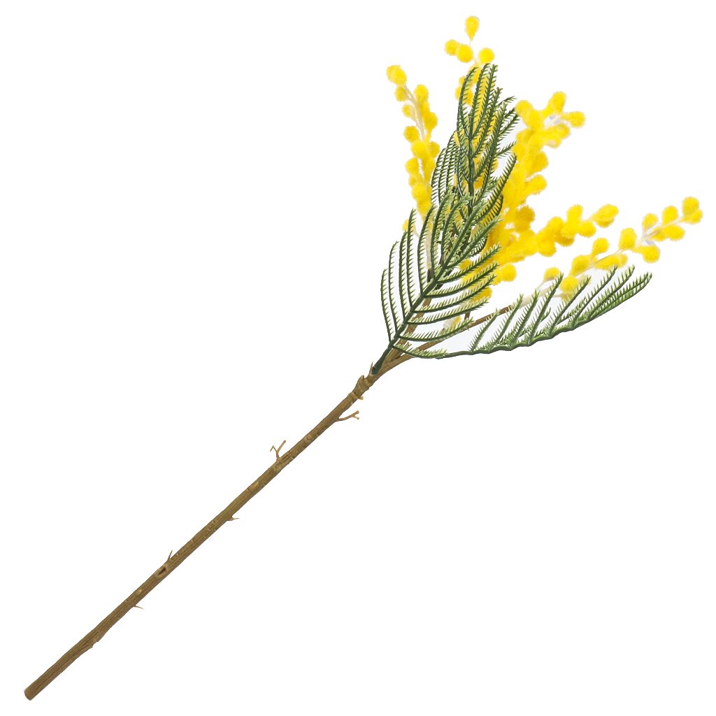 Цветок искусственный декоративный Мимоза, 44 см, Y4-7959 ок искусственный декоративный нарцисс 40 см желтый y4 7955