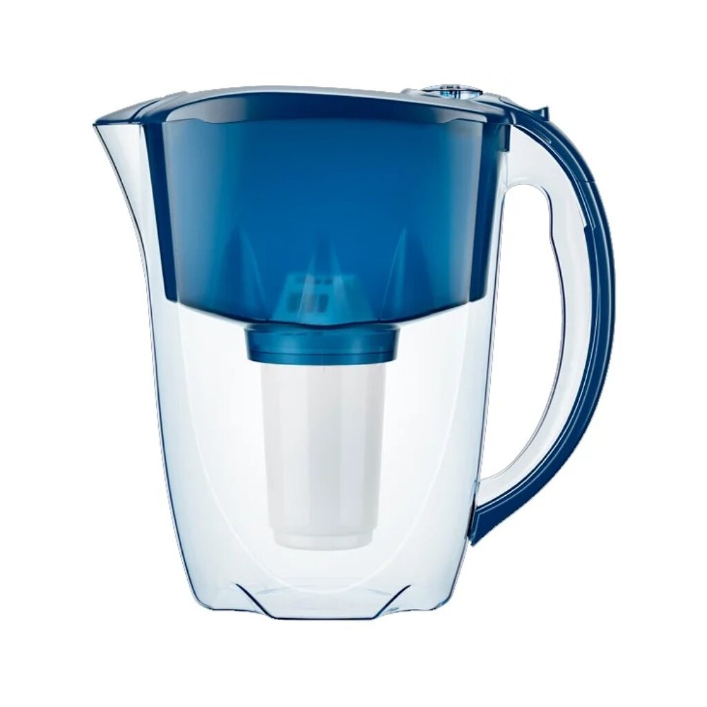 Фильтр-кувшин Аквафор, Престиж, для холодной воды, 2.8 л, синий кобальт фильтр кувшин аквафор прованс для холодной воды 1 ступ 4 2 л