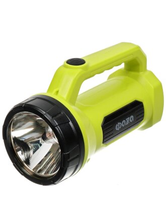 Фонарь ручной, встроенный аккумулятор, ФАZА, AccuF7-L1W/L16, зарядка от сети 220 В, пластик, зеленый, 5014817