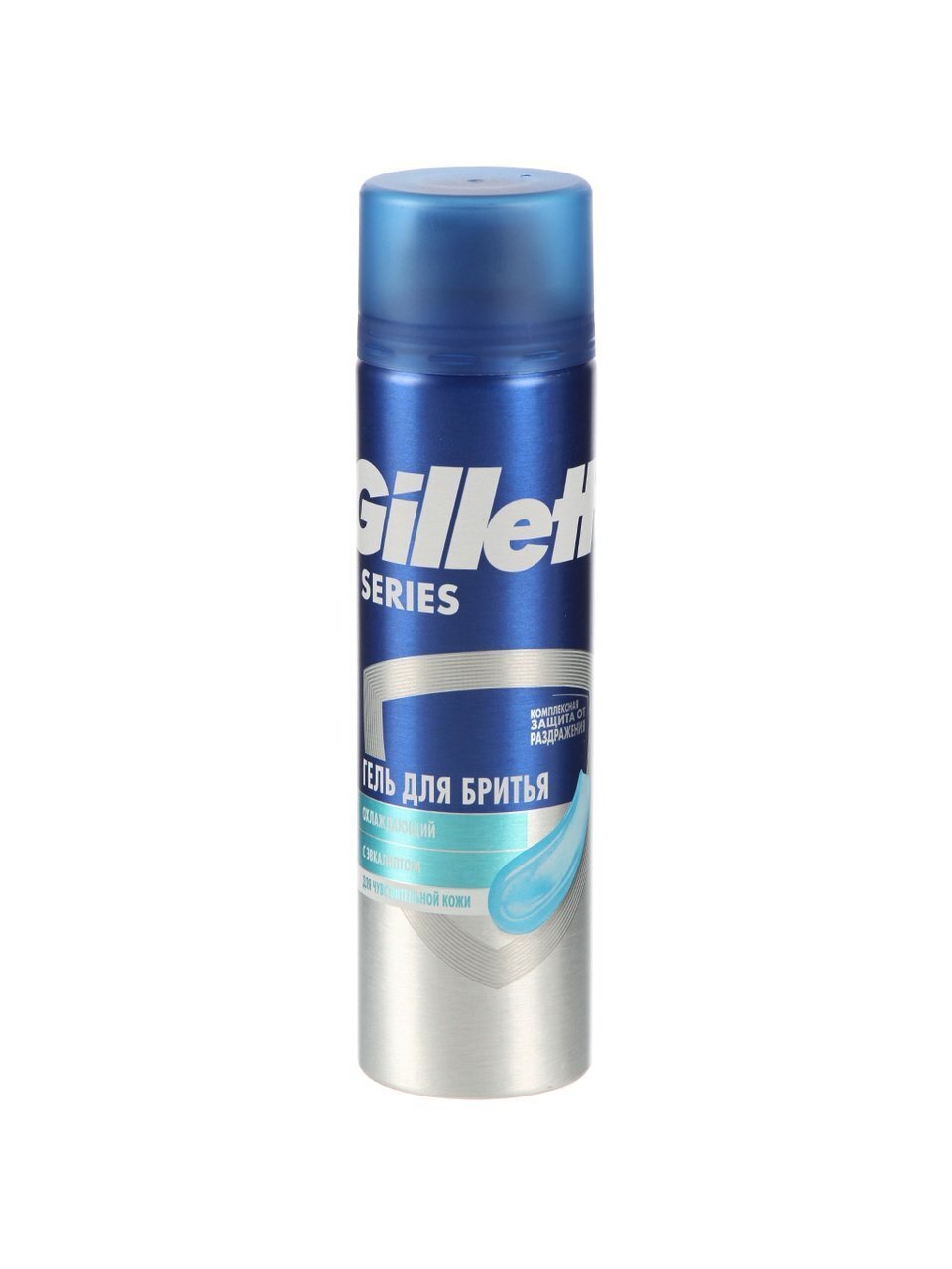 Гель для бритья, Gillette, TGS, для чувствительной кожи, эффект охлаждения, 200 мл, 0050009169