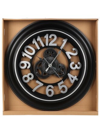 Часы настенные, кварцевые, 50 см, круглые, пластик, Y6-10682