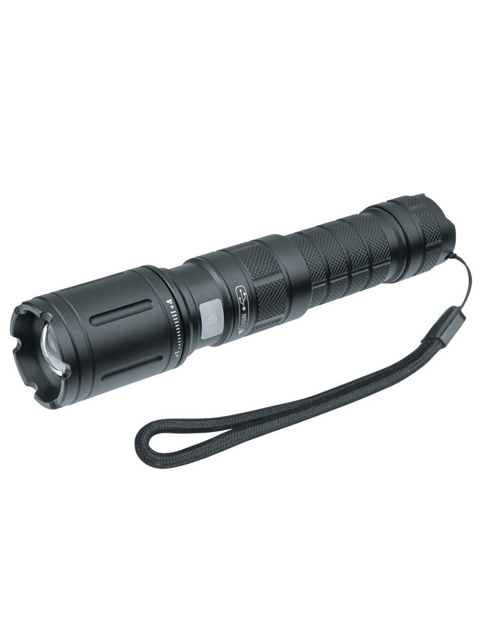 Фонарь ручной, встроенный аккумулятор, Navigator, NPT-P01-18650, алюминий, режим SOS, 14237