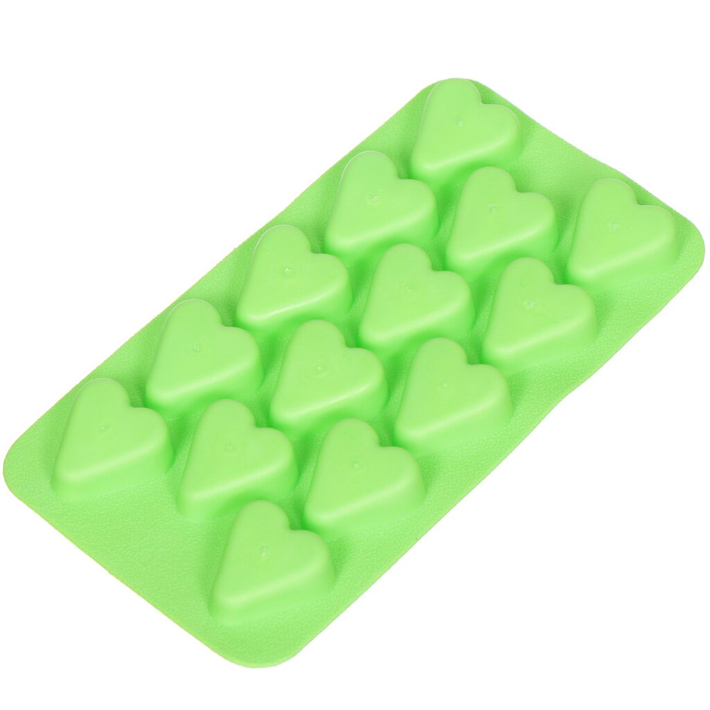 Форма для льда Клубника, 19.5х10.5х1.5 см, силикон, Y3-1060 силиконовая форма для шоколада bikson
