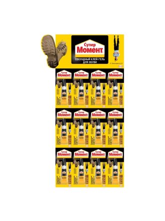 Клей Момент, для обуви, водостойкий, однокомпонентный, 3 г, 1694871, Супер гель